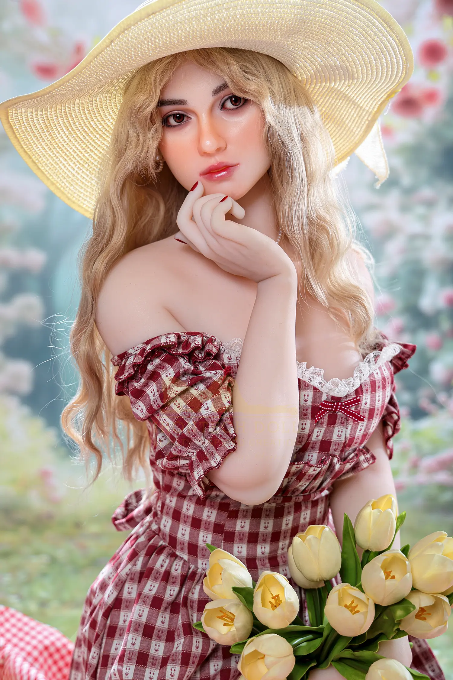 Blonde Life Size Sex Doll Hybrid 162cm S45 Tina