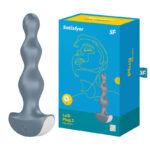 Gray Vibrating Anal Beads