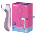 Purple Touch-Free USB-Rechargeable Clitoral Stimulator with Vibration