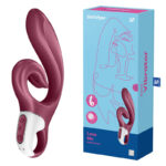 Red USB Rechargeable Rabbit Vibrator
