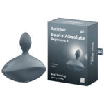 Grey USB Rechargeable Vibrating Butt Plug