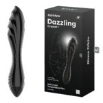 Black Glass Double Ended Dildo