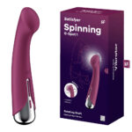 Red 16.5 cm USB Rechargeable Rotating Vibrator