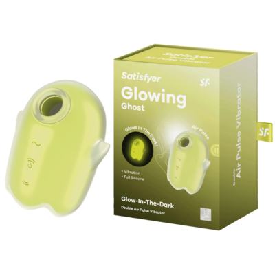 Glow in Dark Yellow USB Rechargeable Air Pulse Stimulator