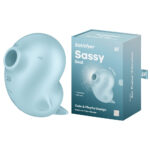Light Blue USB Rechargeable Air Pulse Stimulator