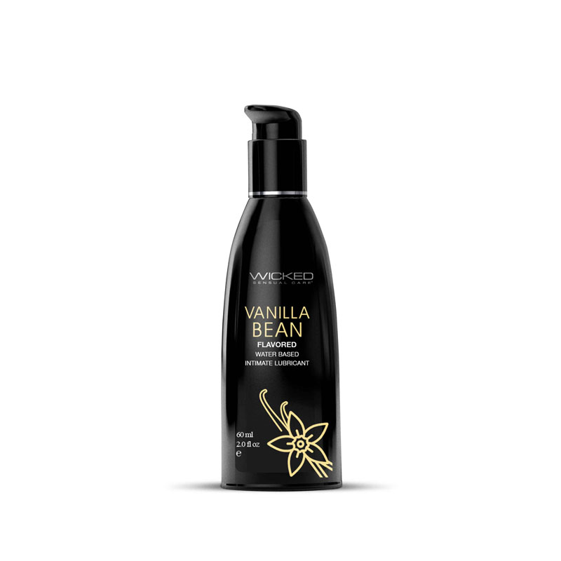 Vanilla Bean Flavoured Water Based Lubricant - 60 ml (2 oz) Bottle
