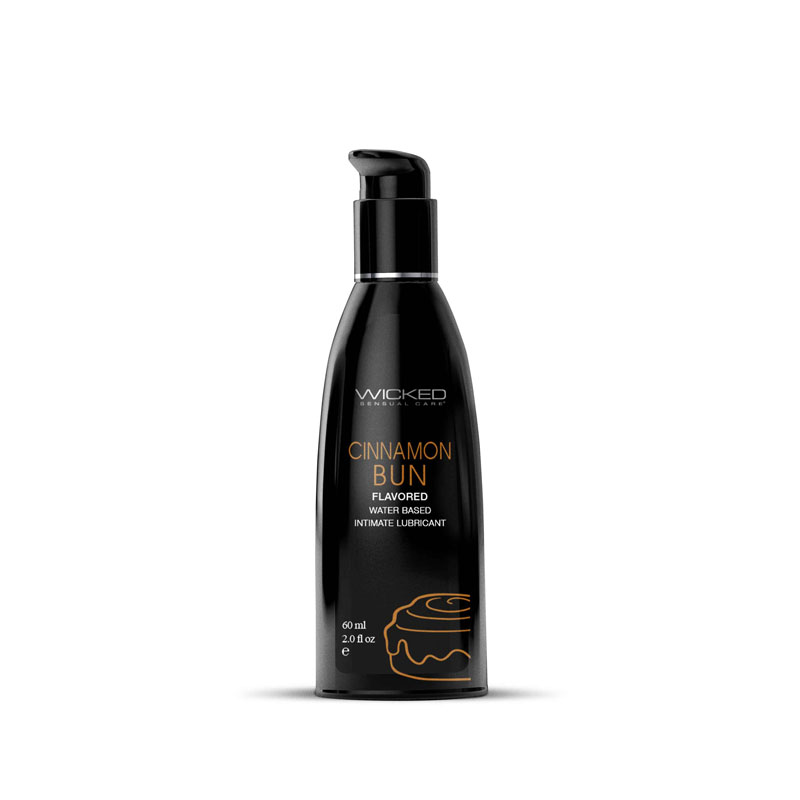 Cinnamon Bun Flavoured Water Based Lubricant - 60 ml (2 oz) Bottle