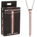 Rose Gold 11 cm USB Rechargeable Vibrating Necklace