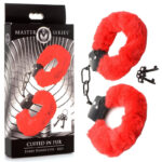 Red Fluffy Handcuffs