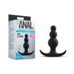 Black 7.6 cm (3'') Silicone Butt Plug