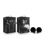 Black Furry Nipple Clamps
