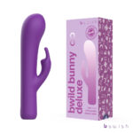 Purple 19.3 cm USB Rechargeable Rabbit Vibrator