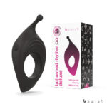 Black USB Rechargeable Vibrating Cock Ring