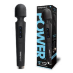 Black 30.5 cm USB Rechargeable Massager Wand