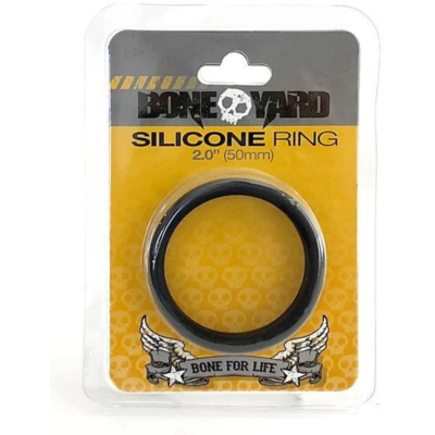 Black 50 mm Cock Ring