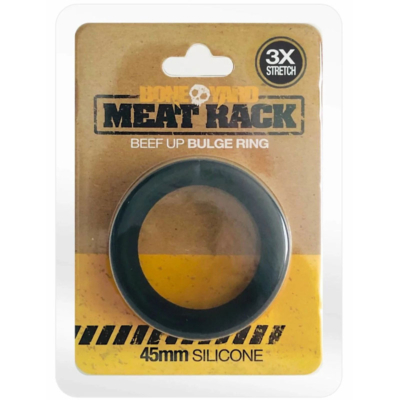 Black 45 mm Silicone Cock Ring