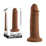 Brown 15.2 cm USB Rechargeable Vibrating Dong