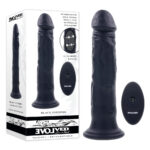 Black 25 cm USB Rechargeable Vibrator