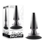 Black Chrome 13.8 cm USB Rechargeable Vibrating Butt Plug