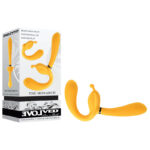 Yellow USB Rechargeable Multi Use Couples Vibrator