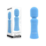 Blue 10.5 cm USB Rechargeable Mini Massager Wand