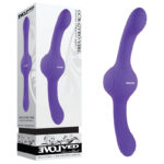 Purple 29.5 cm USB Rechargeable Super Double Vibrator