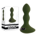 Green 12.2 cm USB Rechargeable Vibrating Butt Plug