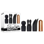 Copper Rechargeable Bullet with 3 Interchangeable Sleeves
