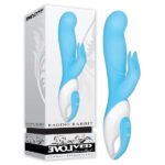 Blue 20.3 cm (8'') USB Rechargeable Rabbit Vibrator