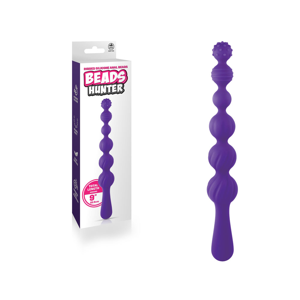 Purple 22.9 cm Anal Beads