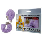 Purple Fluffy Skin Hand Cuffs