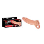 Flesh 17.8 cm Penis Extension Sleeve with Vagina Opening