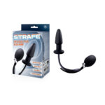 Black Inflatable Butt Plug with Hand Pump