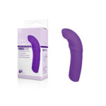 Purple 12.7 cm USB Rechargeable Curved Mini Vibrator