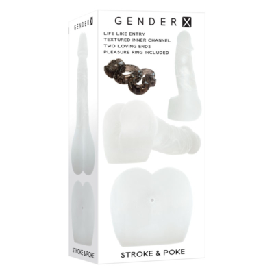 Clear 20 cm Stroker Dong