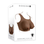 Brown Wearable Breasts - D-Cup Size