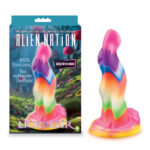 Glow in Dark Rainbow 17.8 cm Fantasy Dong