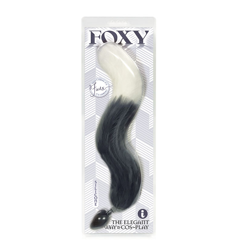 Grey with White Tip - 46 cm Tail