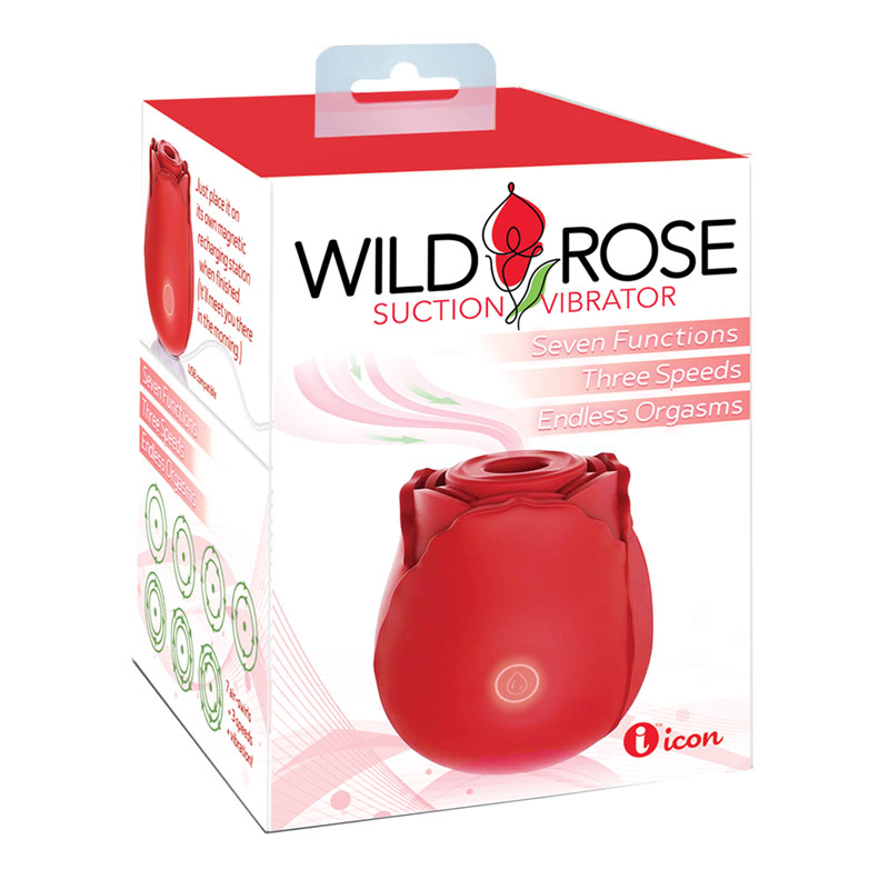 Red USB Rechargeable Air Pulse Stimulator
