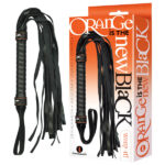 Black Flogger Whip