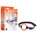 Black/Orange Open Mouth Gag