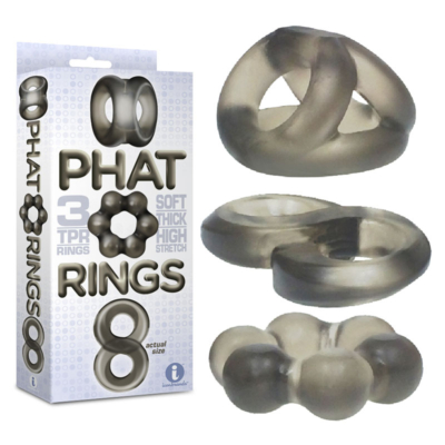 Smoke Cock Rings - Set of 3