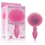 Pink Butt Plug with Bunny Tail