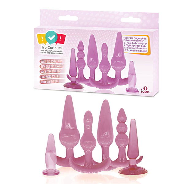 Pink Anal Kit - Set of 6