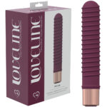 Burgundy 14.5 cm USB Rechargeable Vibrator