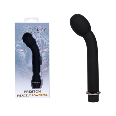 Black 17.8 cm USB Rechargeable G-Spot Vibrator