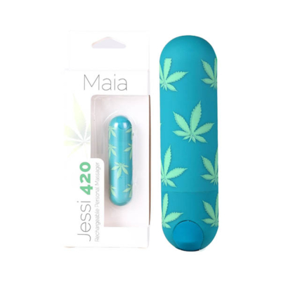 Emerald Green 7.6 cm USB Rechargeable Bullet
