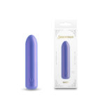 Metallic Blue 9 cm USB Rechargeable Vibrating Bullet