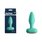 Teal 10.9 cm USB Rechargeable Butt Plug with App Control
