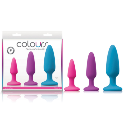 Coloured Butt Plugs - Set of 3 Sizes